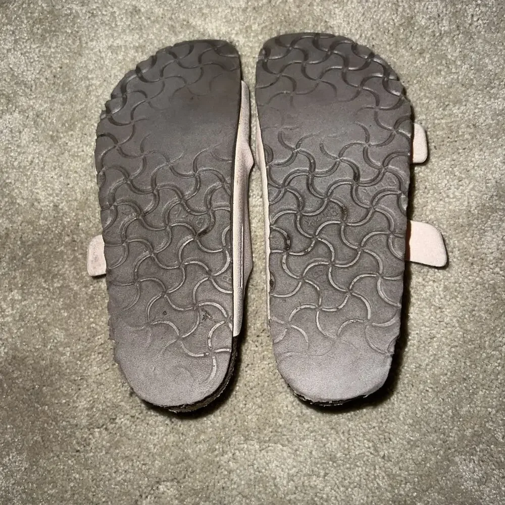 Birkenstock Arizona Vegan Birko-Flor Sandals – Light Rose 35 (women's 4-4.5)